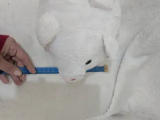 Peluche de cerdo angelito como nuevo