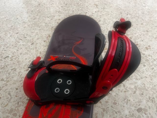 Tabla Snowboard con Fijaciones