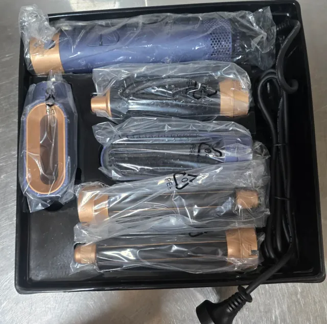 Secador de pelo 5 en 1 con accesorios