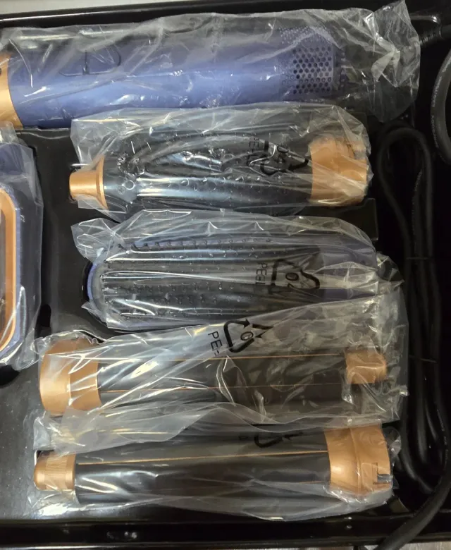 Secador de pelo 5 en 1 con accesorios