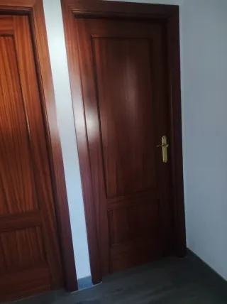 Puerta de madera interior