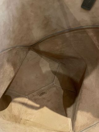 Bolso Loewe Puzzle Fold Tote Mini Arena Beige