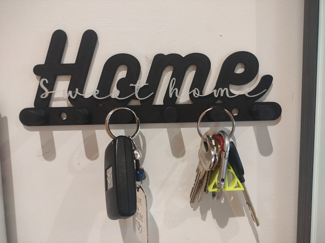 Appendiabiti per chiavi Home Sweet Home