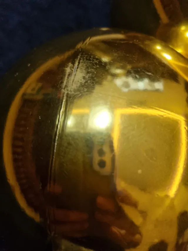 Palline Natale Vintage Oro