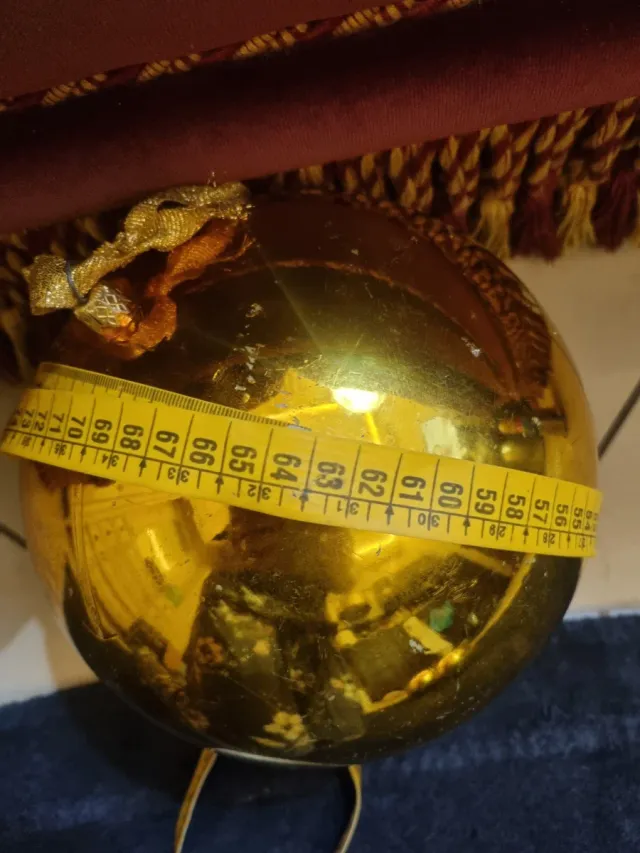 Palline Natale Vintage Oro