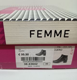 Botines Fluchos piel mujer T-40
