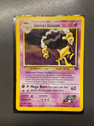Sabrina’s Alakazam Holo GC 16