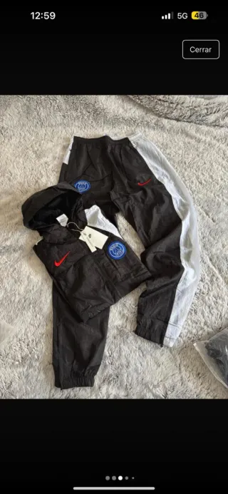 Chándal Nike Hombre Negro y Blanco varias tallas