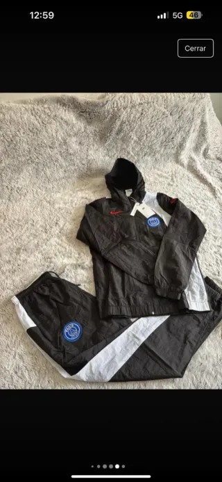 Chándal Nike Hombre Negro y Blanco varias tallas