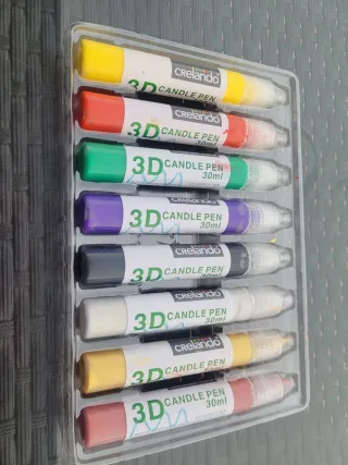 Rotuladores para decorar velas Crelando