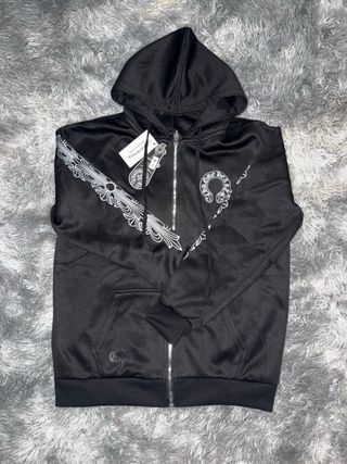 Sudadera sin mangas Chrome Hearts negra