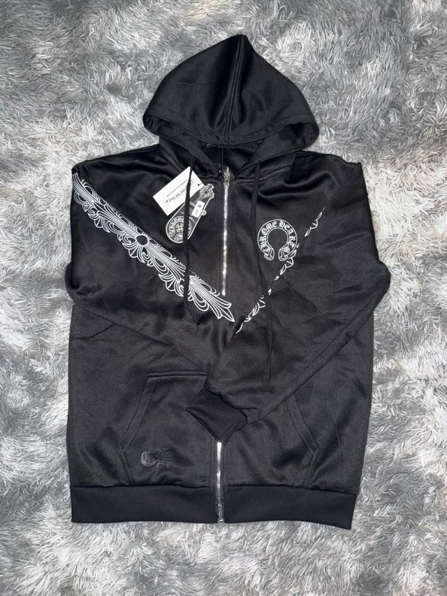 Sudadera sin mangas Chrome Hearts negra