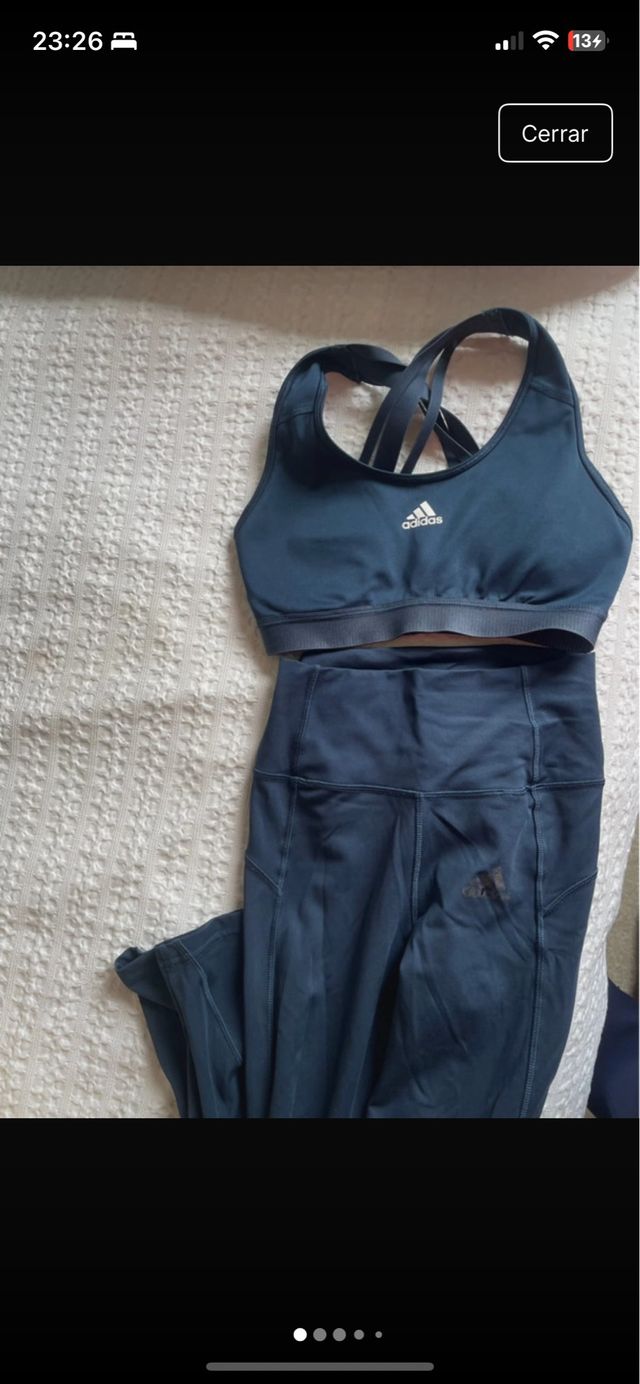 Conjunto deportivo Adidas azul marino