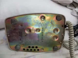 Teléfono antiguo de disco