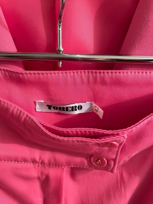 Traje chaqueta Torero talla 42 fucsia