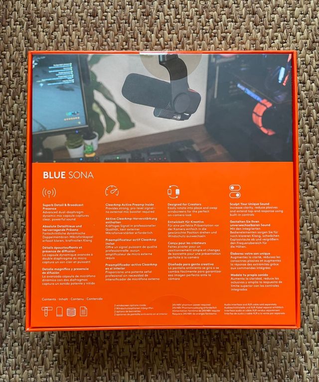 Micrófono Blue Sona Logitech