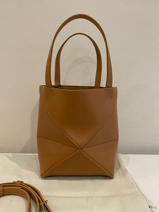 Bolso Loewe Puzzle Fold Mini Camel