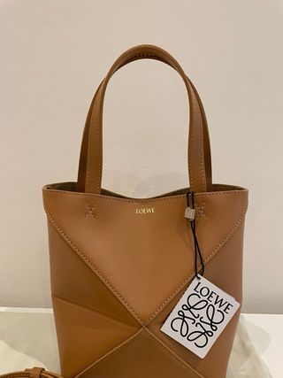 Bolso Loewe Puzzle Fold Mini Camel