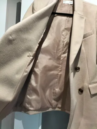 Chaqueta americana beige