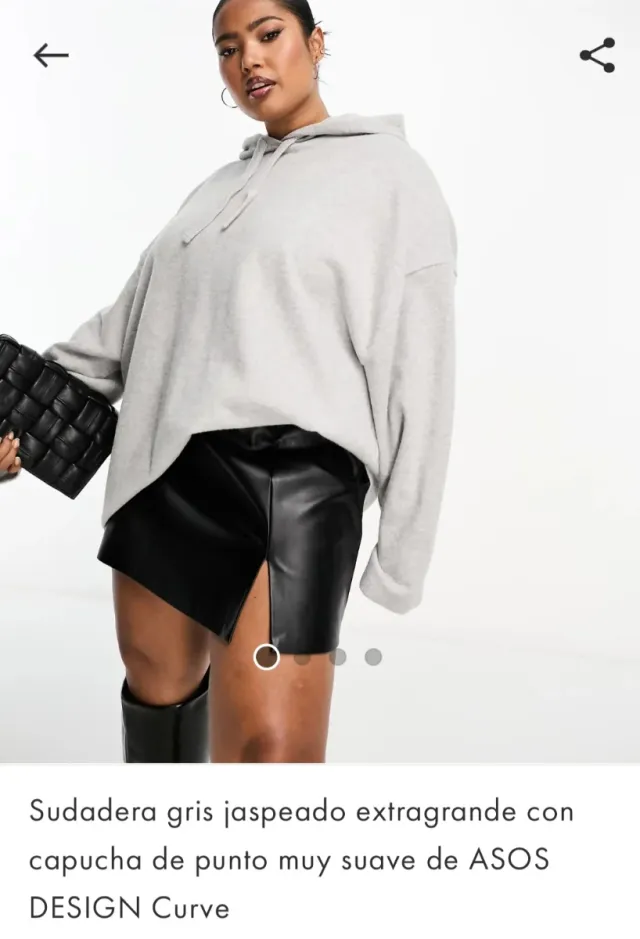 Sudadera ASOS Curve
