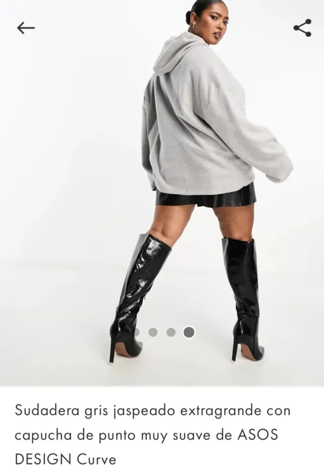 Sudadera ASOS Curve