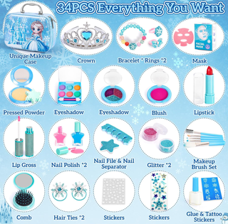 Maletin maquillaje y accesorios Reina Hielo. Nuevo