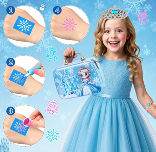 Maletin maquillaje y accesorios Reina Hielo. Nuevo