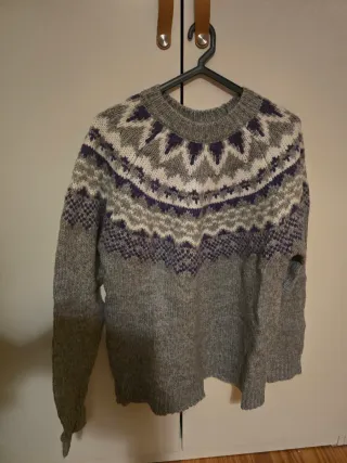 Camisola Lefties cinza e roxo