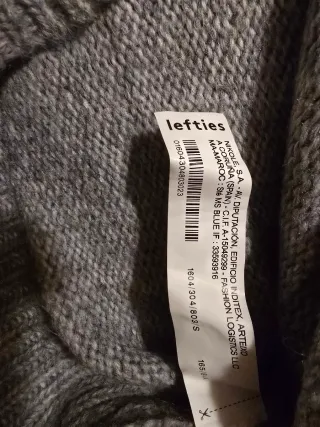 Camisola Lefties cinza e roxo