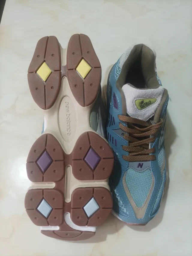 Zapatillas  Beige/Azul