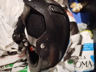 Casco de nieve negro talla M