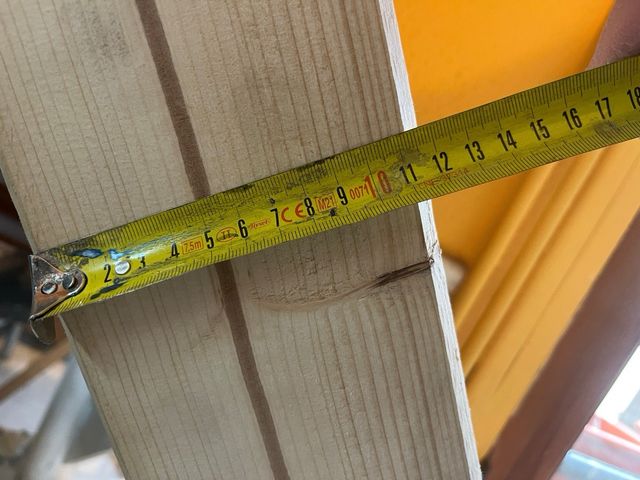 Vigas madera laminada 60x120mm x 3m y 12x12x250