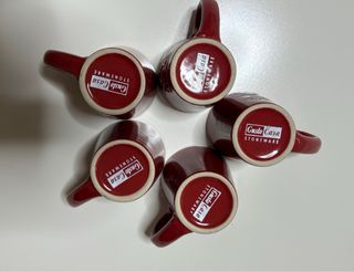 Set 5 Tazzine Caffè Natalizie Gusto Casa Stoneware