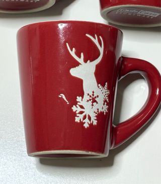 Set 5 Tazzine Caffè Natalizie Gusto Casa Stoneware