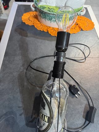 Lampada artigianale base Gin Pigskin Design