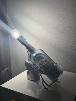 Lampada artigianale base Gin Pigskin Design