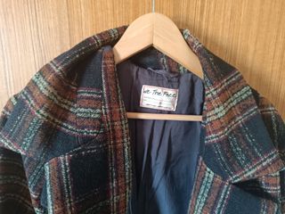 Chaqueta Free the People cuadros multicolor