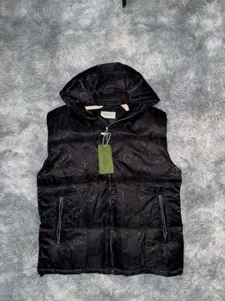 Chaleco Gucci Negro con Logo