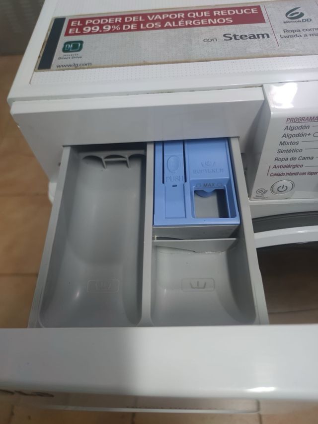 Lavadora LG Direct Drive 8kg Blanca