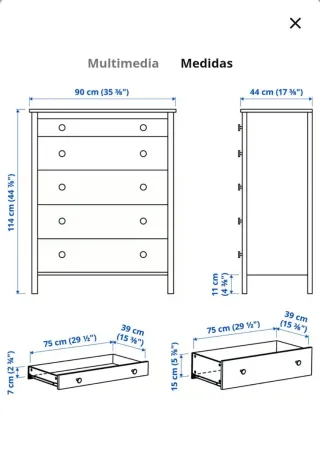 Cómoda IKEA Hemnes