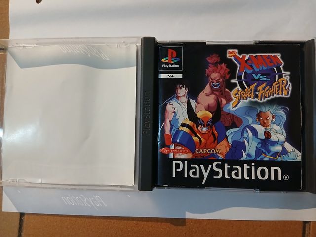 X-Men vs Street Fighter PS1 PAL ESP