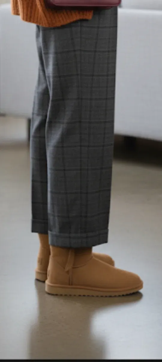 Botas estilo UGG beige/marrón