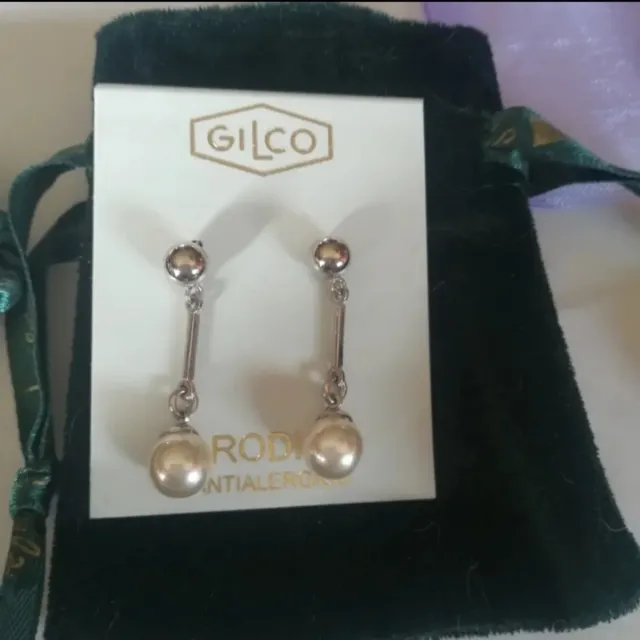 Pendientes perlas Gilco antialergicos