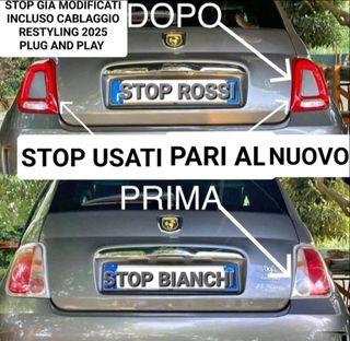 FARI PIU CABLAGGIO FIAT 500 RESTYLING 2025 MODIFIC