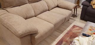 Sofá antimanchas impermeable color beige