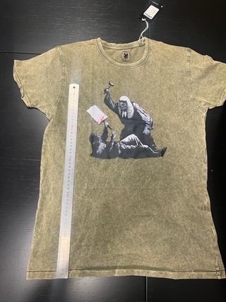 Camiseta Banksy Hombre Talla M Algodón