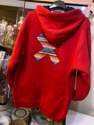 Sudadera Roja Blue Banana