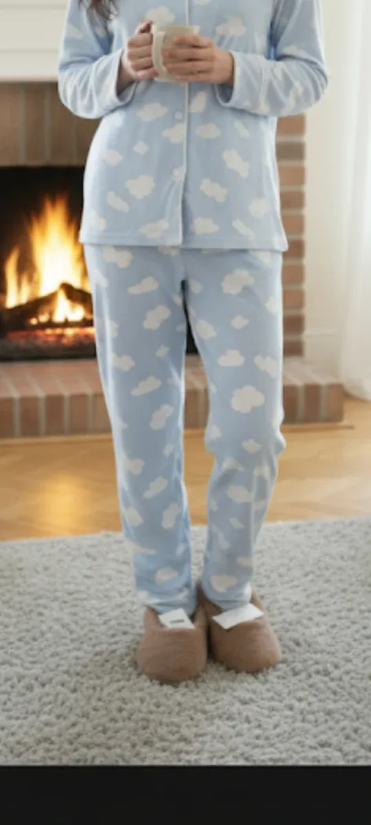 Zapatillas de casa calentitas beige