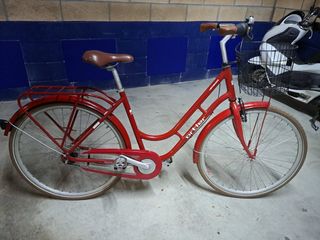 Bicicleta Paseo Roja Freno Pedal