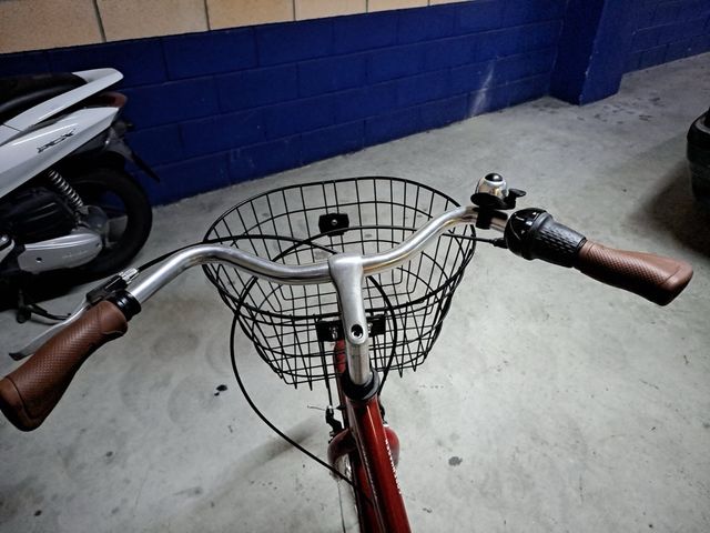 Bicicleta Paseo Roja Freno Pedal